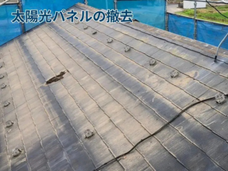 太陽光パネルの撤去
